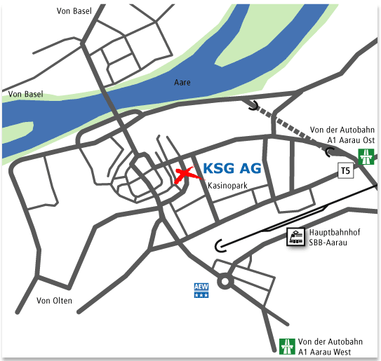 Lageplan KSG AG